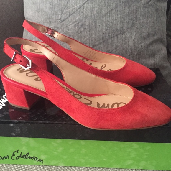 Sam Edelman Shoes - 🛍NWB SAM EDELMAN SUEDE SLINGBACK PUMP